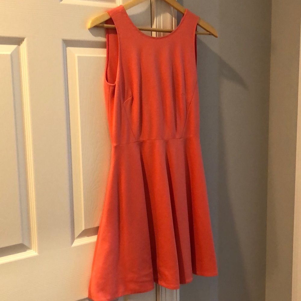 Kate Spade Coral Flare Dress